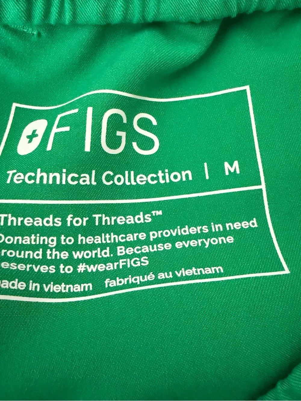 Figs Tansen Jogger Scrubs Pants Mens Sz M Green Medical Doctor PO6090